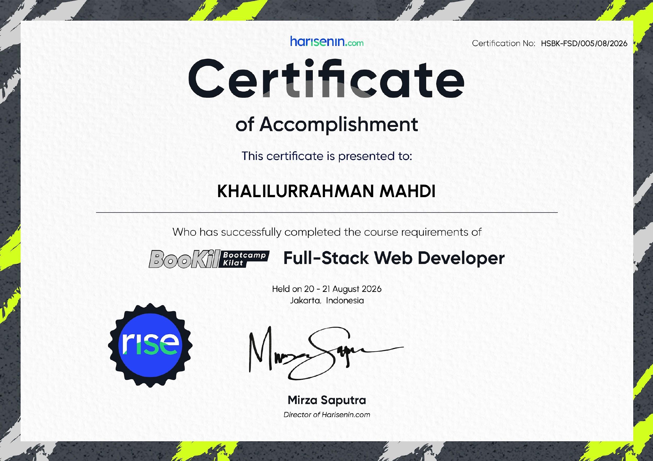 Full-Stack Web Developer