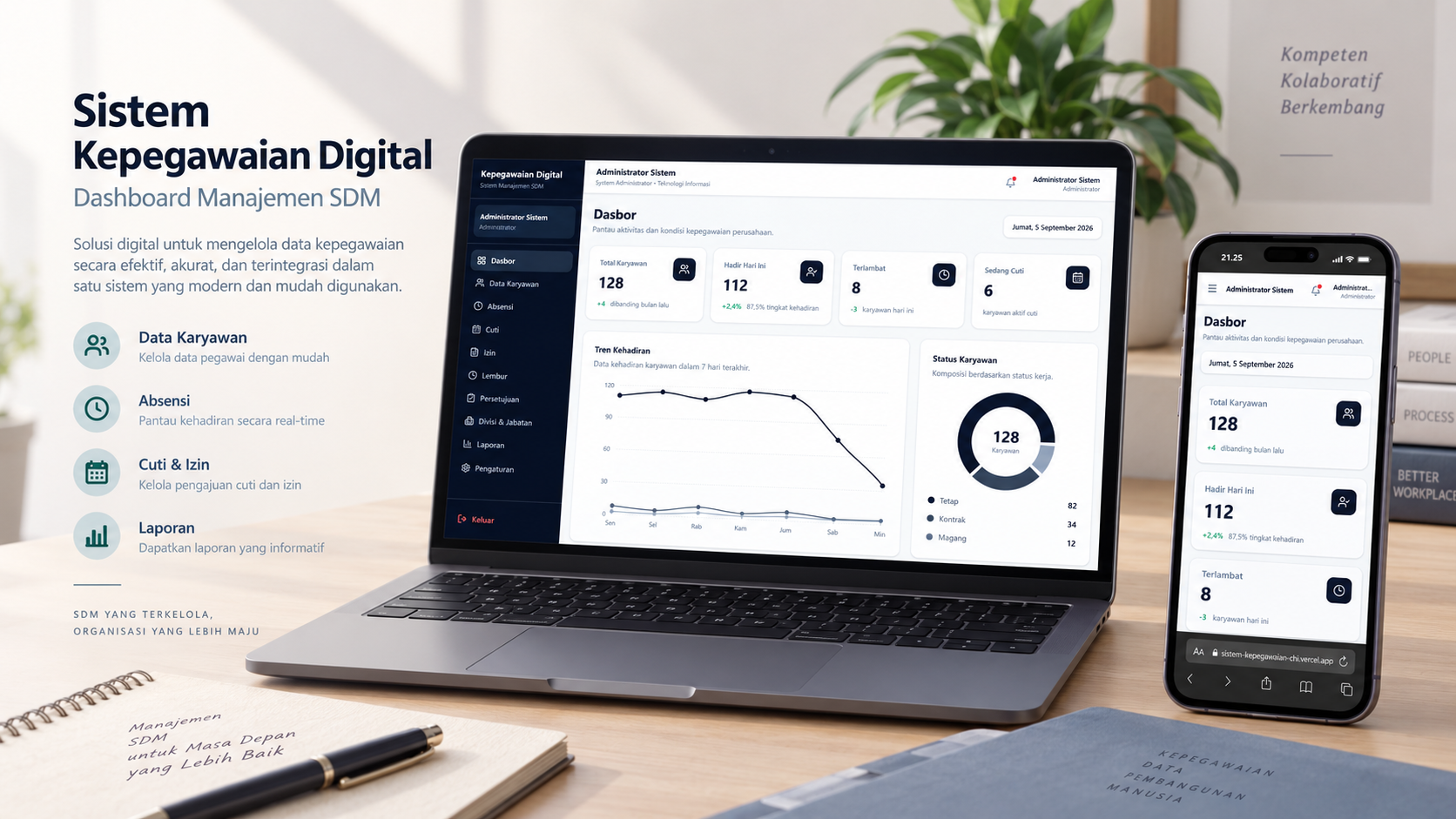Sistem Kepegawaian Digital